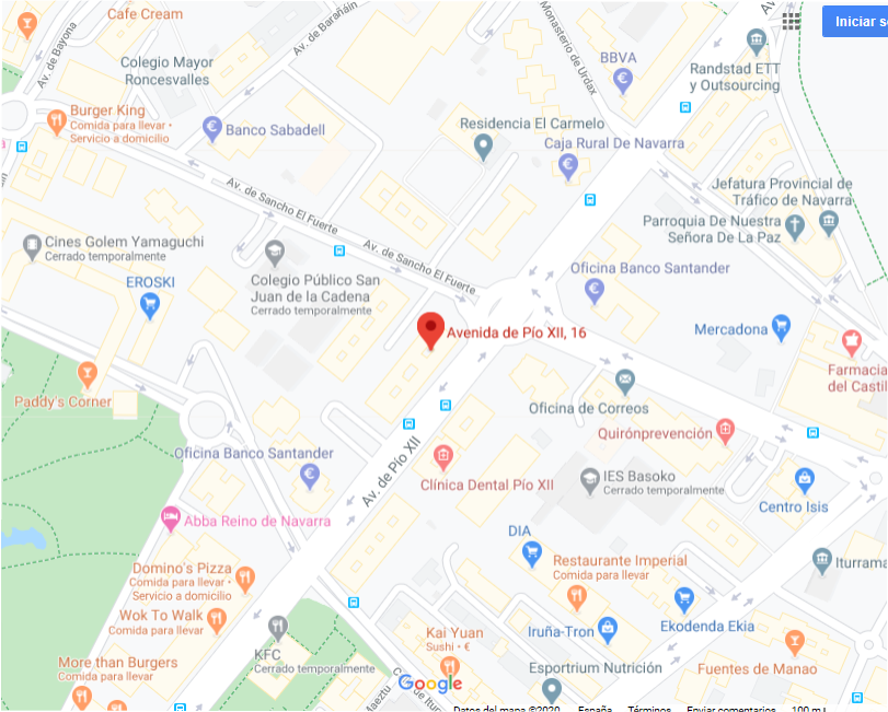 pio xii 16, pamplona